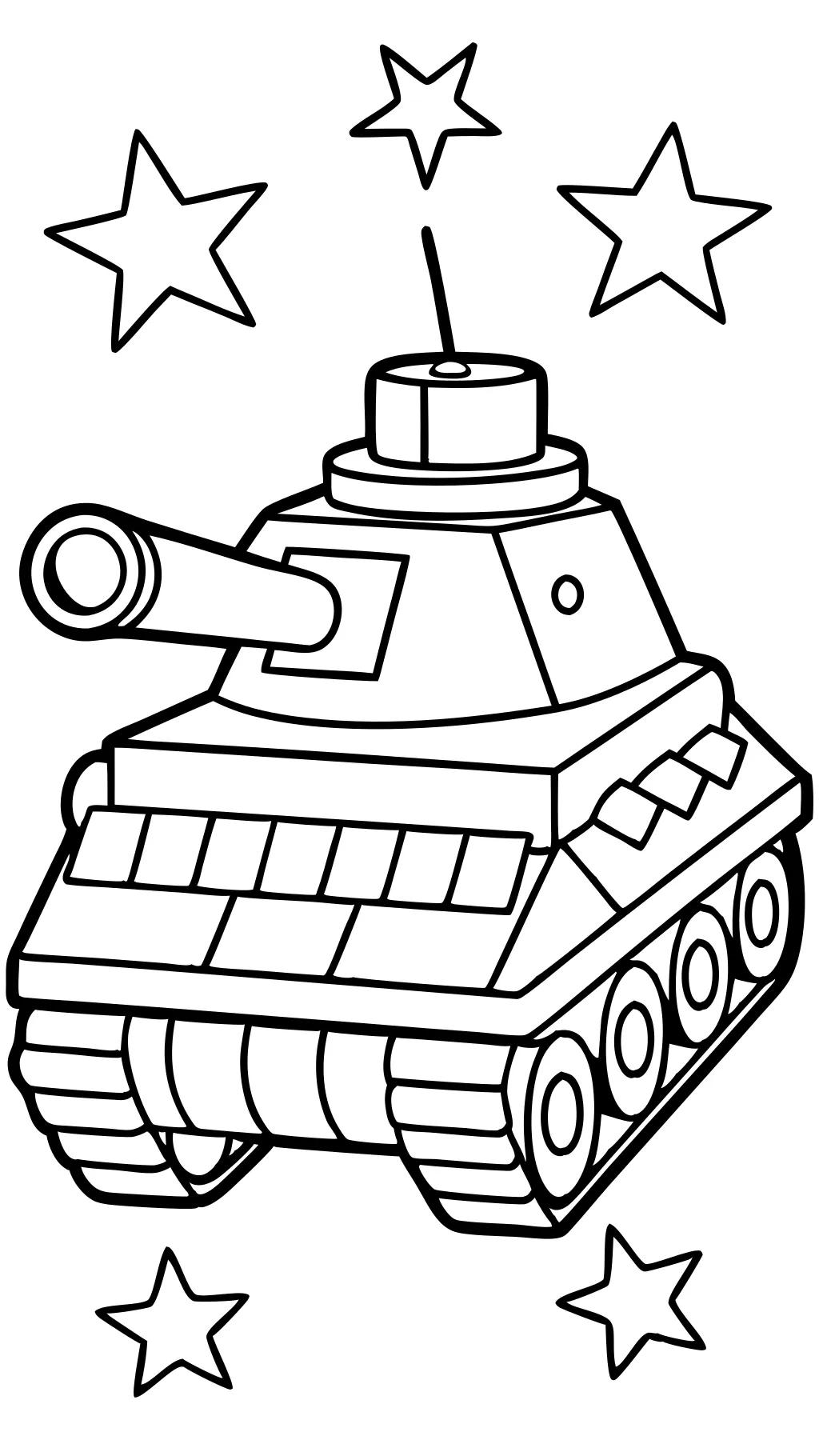 tank coloring pages